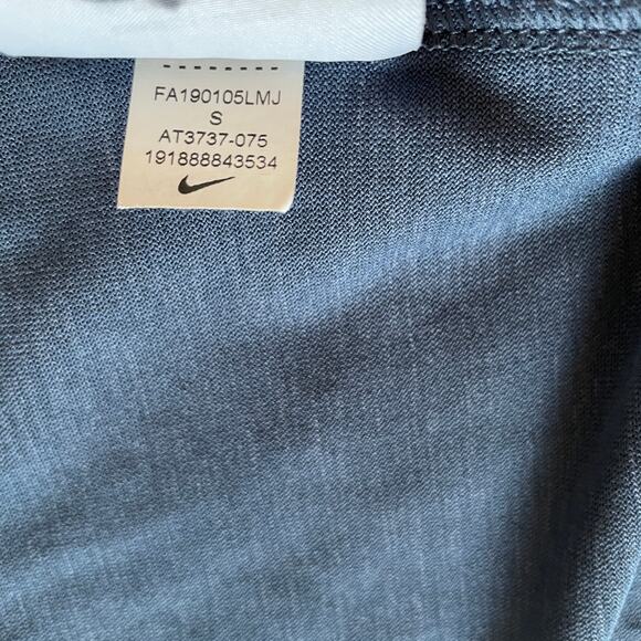 Nike Dri-Fit Short Sleeve T Shirt Men's Small Steel Blue Athletic Gym Stretch - Picture 12 of 15